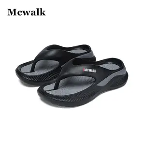 Fashion Thick-Sole Flip-Flops Unisex Non-Slip Wear-Resistant Easy to Clean Suitable for Home Leisure Shopping School Beach Dog Walking