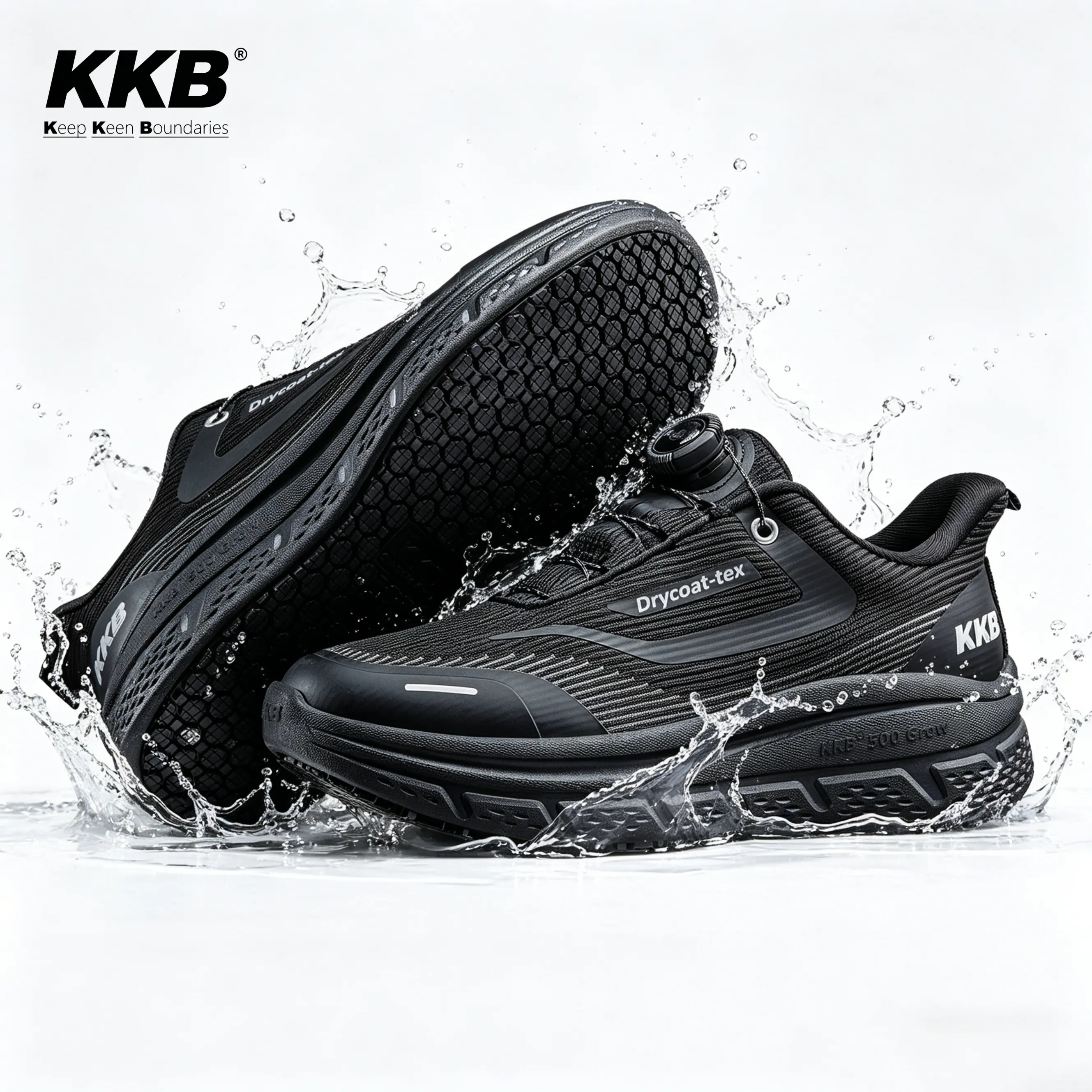 Women's Safety Work Shoes - New Non Slip Shoes for Work, Oil-Safe Grip, Slip-On, Water Resistanting Casual Trainers, Lightweight, Arch Support for Nursing & Kitchen All-Day Standing