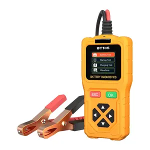 BT105 12V 24V   Tester, 100-2000 CCA, Alternator, Starter &  System Analyzer, 800 Test Records & USB Print,  & Waveform , for , , RVs,