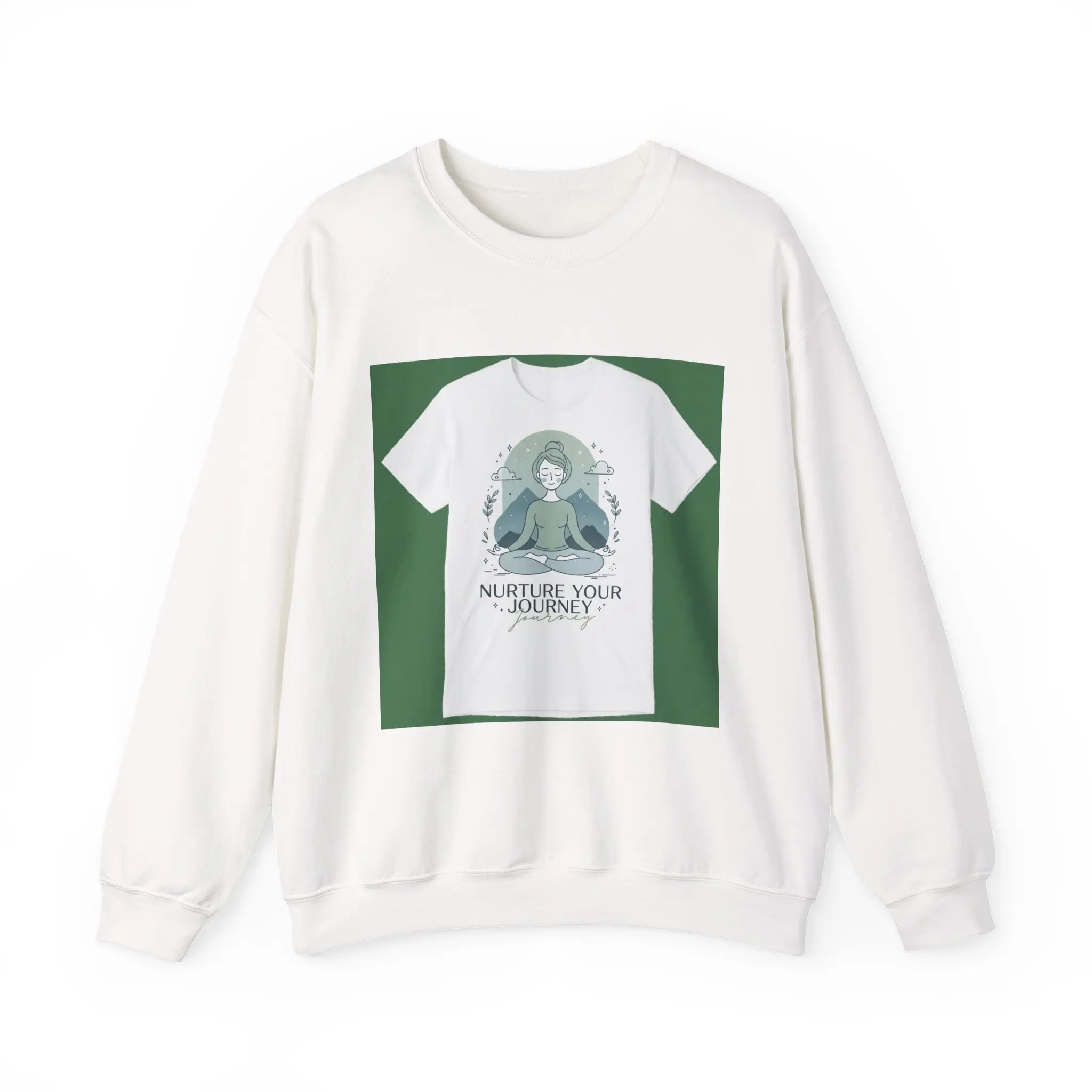 Nurture Your Journey Sweatshirt | calm motivation, small wins club