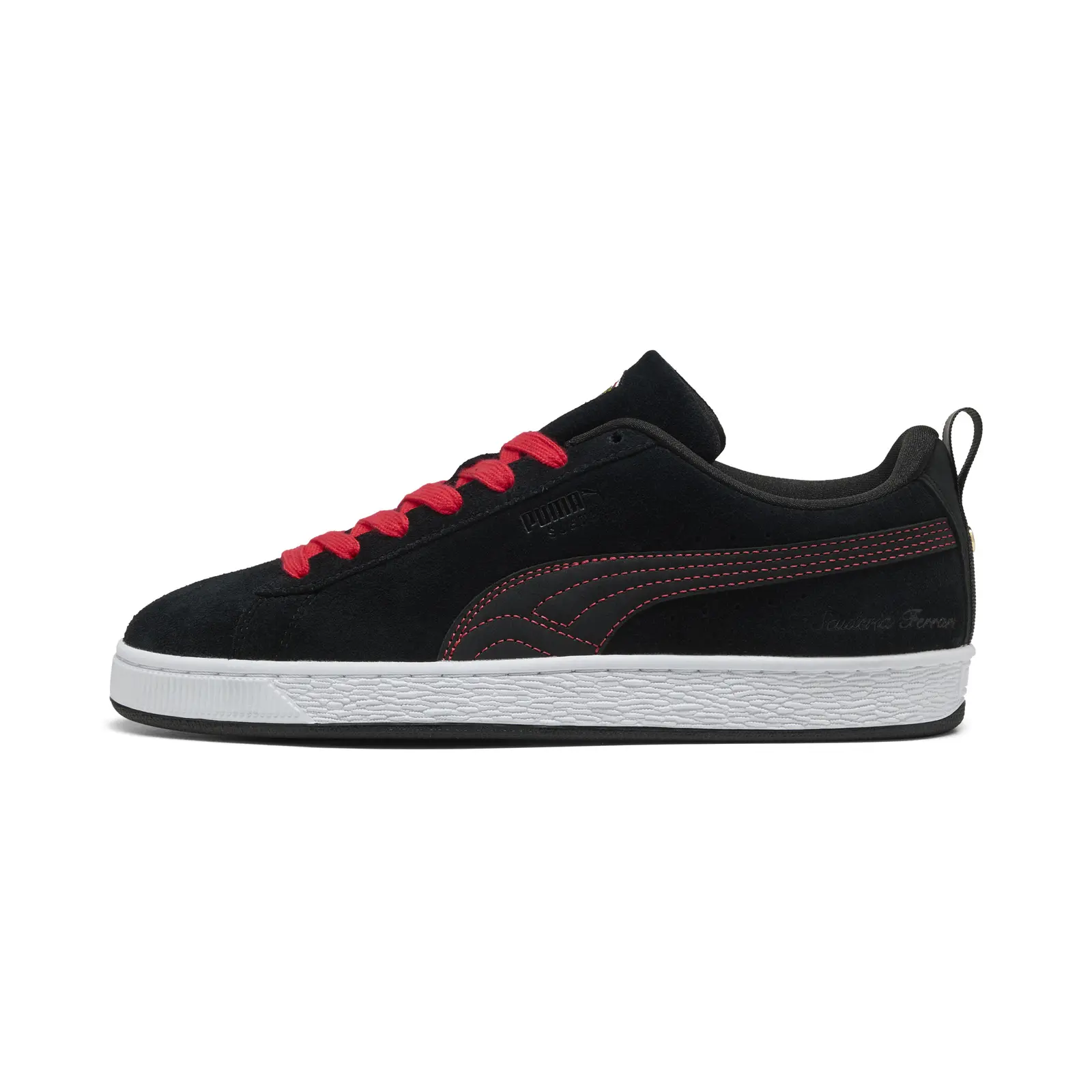 Puma Scuderia Ferrari Suede OG 30942801 Mens Black Motorsport Sneakers Shoes