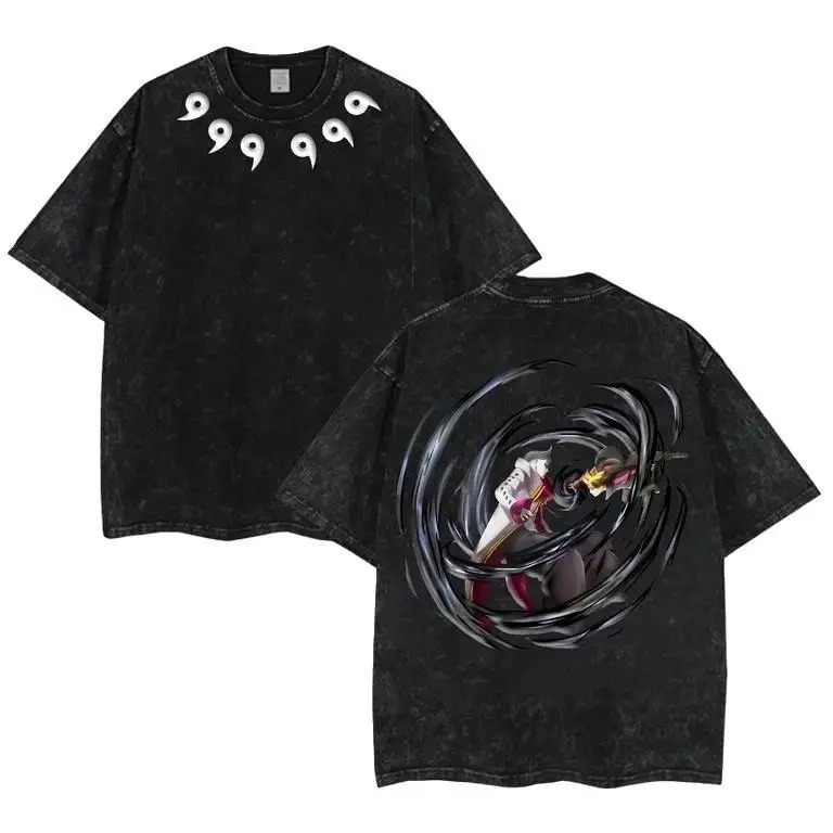 Boruto Wash Printed 2 Side Graphic T-Shirt, Vintage Heavyweight Streetwear Tee, Dark Aesthetic Oversized Shirt, Samurai Core Fashion, Anime Lover Merch, Grunge Urban Outfit, Gift for Him , Oversize 5Xl
