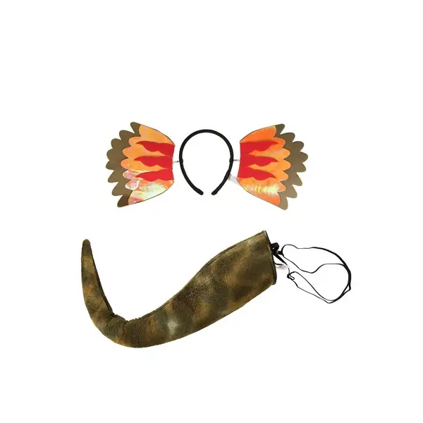 Dilophosaurus Headband and Tail Kit