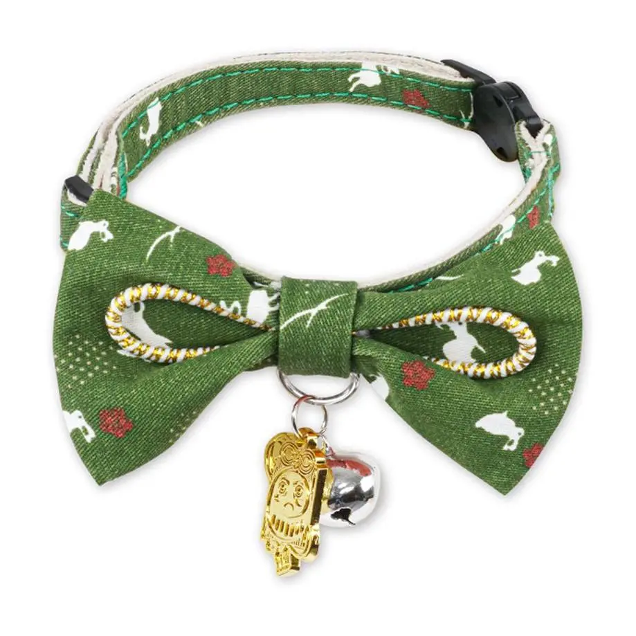 Touchcat Elegant Collar with Large Bowtie and Bell Touchcat Elegant Collar with Large Bowtie and Bell