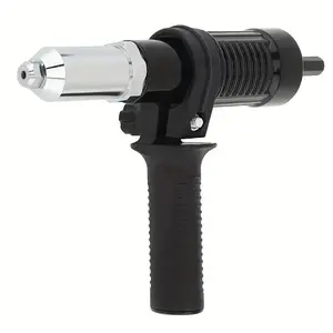 Electric Rivet Nut Gun Adapter for Drills, Electric Rivet Adapter for Power Drills, Practical Heavy Duty Home Power Tool Accessories Hardware