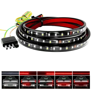 Nilight 60 Inch 108Leds Red White LED Tailgate Light Strip