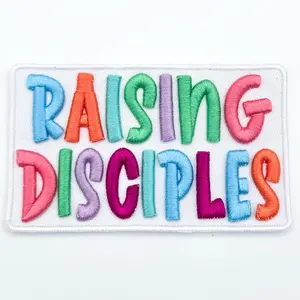 Raising Disciples Puff Embroidered Hat Patch – 4” Wide