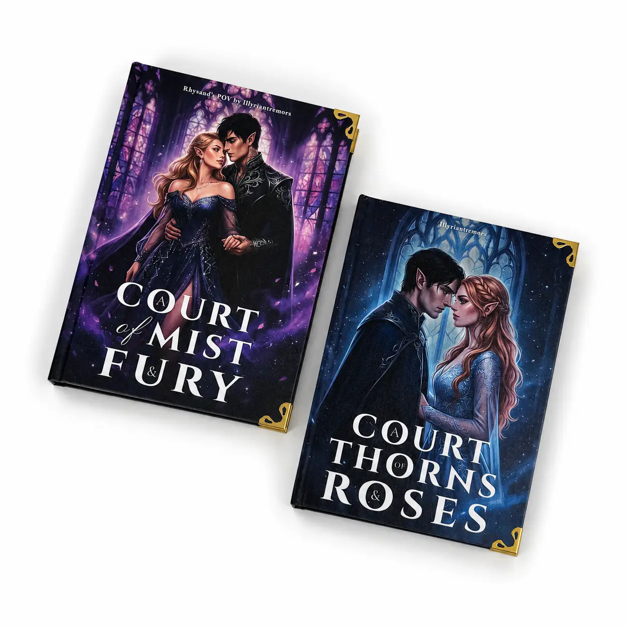 ACOTAR & ACOMAF Rhysand’s POV 2-Book Hardcover Set | Special Edition Books, Fantasy Romance Saga & Bookshelf Collection