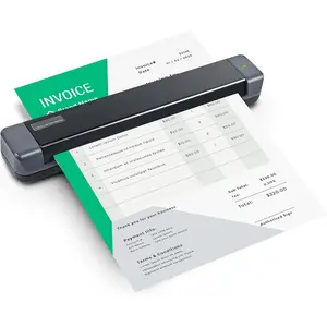 Mobile Scanner S410 Plus - Portable Sheet-Fed Document Scanner - for Windows 7 / 8 / 10 / 11, Featuring Button-Free Scanning with Included OCR Software
