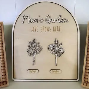 Birth flower Garden Sign