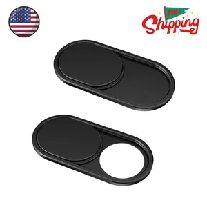 Webcam Cover Slide[2-Pack], 0.023 Inch Ultra-Thin Metal Web Camera Cover