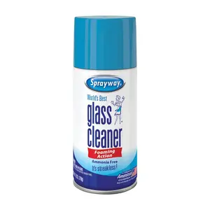 Sprayway 1000109 6 oz Fresh Scent Glass Cleaner Foam - Pack of 12