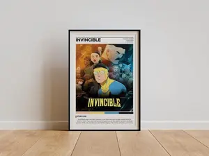 [UNFRAMED POSTER] Invincible Posters – Iconic TV Series Artwork – Stunning Wall Art for Fans - Drama Tv Series Poster – Perfect for Collectors - Home Decor