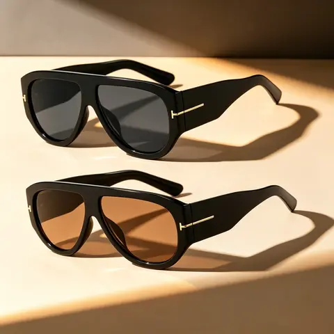 〖Summer Vibes〗1/2 PCS Retro Oversized Aviator Sunglasses for Women Men 70s Style UV400 Protection Luxury Thick Frame Fashion Shades Summerwins, Summeroutfits, Vacationoutfits, Beachoutfits