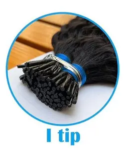 Super Virgin Fusion I-Tip Hair Extensions - Cambodian Deep Curly