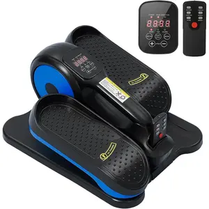 Under Desk Elliptical Machine,Electric Ellipse  Exerciser as See  TV with Remote Control,12 Level Speeds Seated Pedal Exerciser for Seniors Adults, Manual & Auto Mode