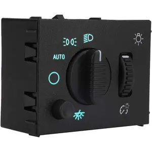 Headlight Switch Headlamp Dimmer Switch - Compatible with 2003-2006 Chevy Silverado, Suburban, Tahoe, GMC Sierra, Yukon, Cadillac Escalade - Replace D1595G, 19381535, 15194803, 1S8489