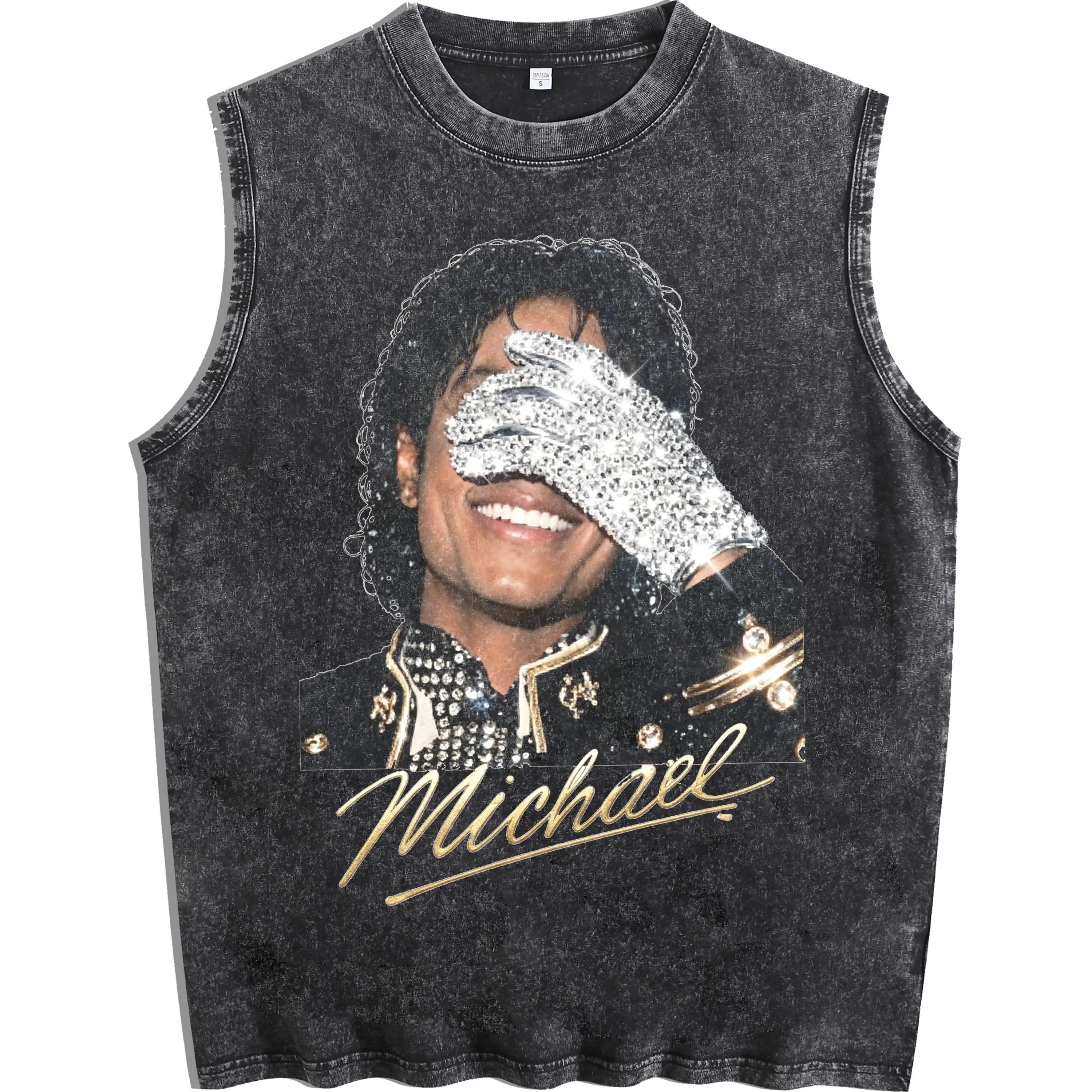 Michael Jackson Glove Graphic T-Shirt Vintage 90s Tee campingessentials
