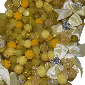 Yellow Colored Bead Scoop Yellow Colored Bead Scoop