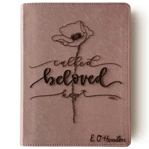 Personalized NIV Beautiful Word Bible - Wide Margin - Called, Beloved, Kept - Hand Lettered and Engraved