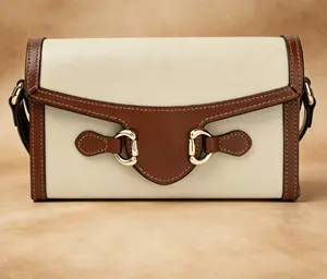 Retro Horsebit Envelope Crossbody Bag, Designer Inspired Monogram Shoulder Bag, Versatile Mini Handbag for Work, School & Everyday Outfits