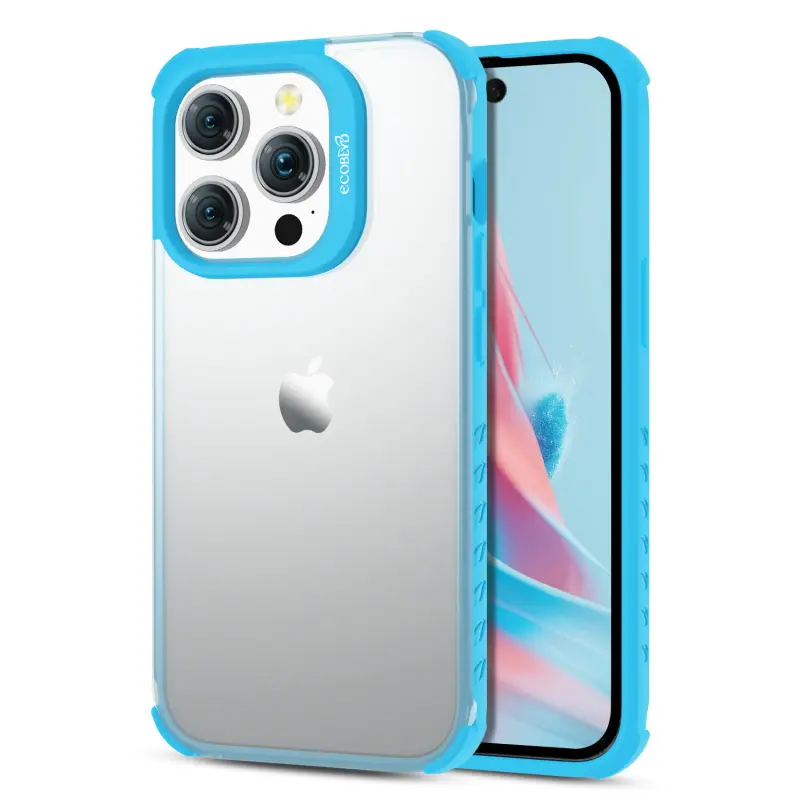 EcoBlvd Laguna Collection Case for Apple iPhone 15 Pro 6.1 Illuminating Yellow Protective Cover with Clear Back