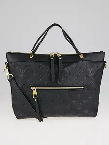Pre-owned Louis Vuitton Leather Shoulder Bags Black Monogram Empreinte Bastille PM Bag 4000010487323
