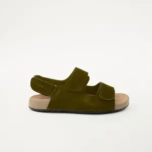 Floral Green Women`s Summer Casual Sandals