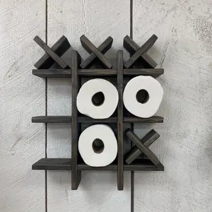 Tic Tac Toe Bathroom shelf, Bathroom decor, Tik Tac Toe floating shelf, boys bathroom decor, Kid bathroom decor, housewarming, new home gift.