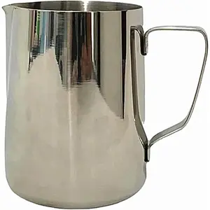 Stainless Steel Milk Frothing Pitcher 350ml/600ml/900ml(12oz/20oz/32oz) Steaming Pitcher for Coffee Cappuccino Latte Art Steam Milk Jug Cup
