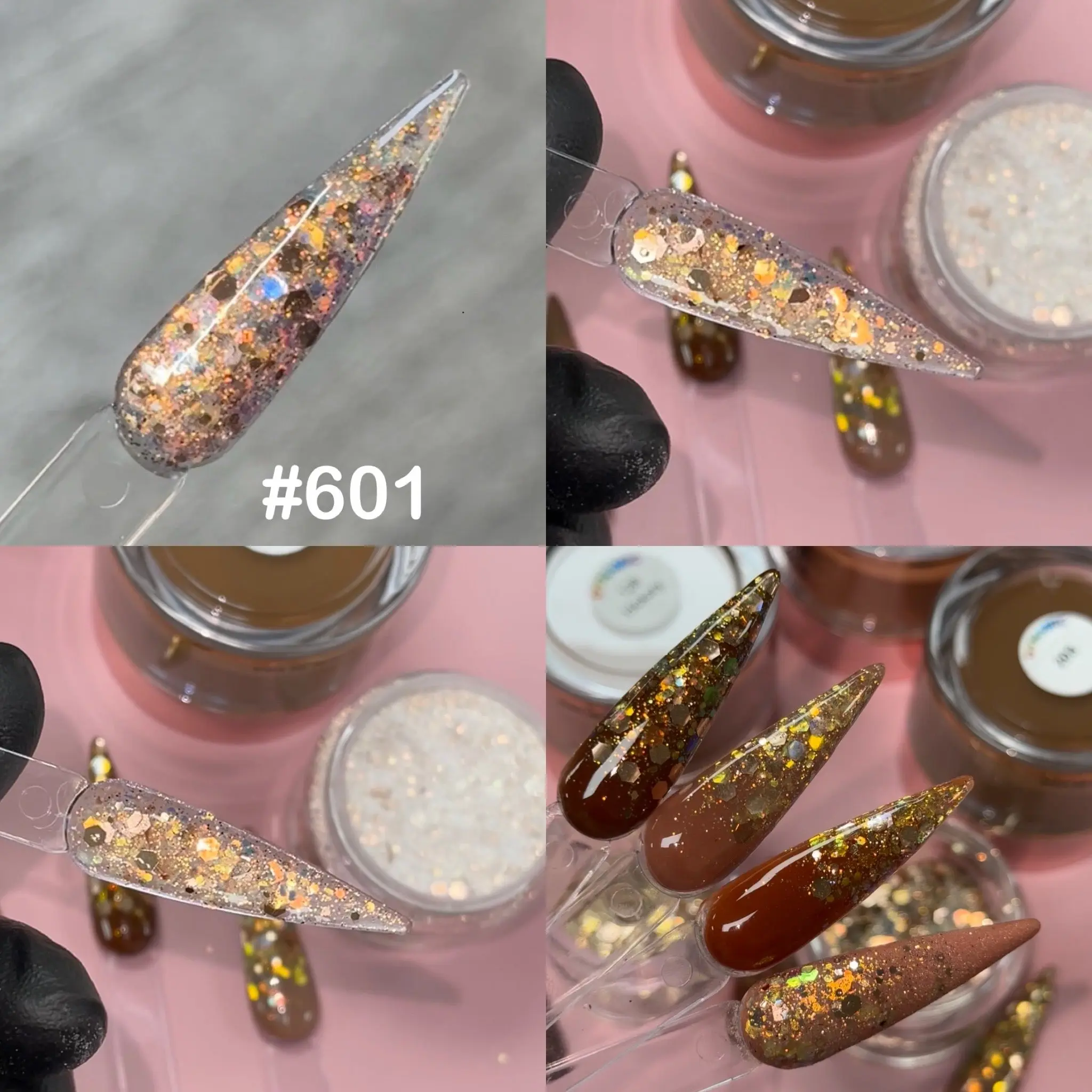 New Glitter Acrylic #601 for Fall Season New Glitter Acrylic #601 for Fall Season