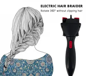 Automatic Hair Braider (without Battery)  Electric Hair Twisting Tool, Twist Curling Iron 360Â° Rotating Smart Hair Rolling Twisting Tool, Suitable for Diy, Hairstyles, Hair Curlers, Curler Roller, Hair Styling Kit, Multifunctional Styler, Heated Curler