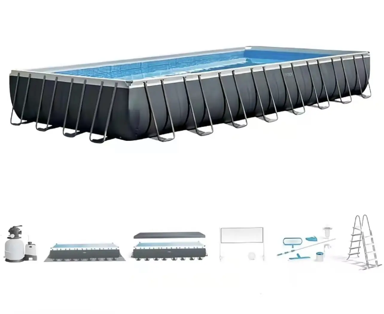 Intex 26378 32ft x 16ft x 52" Ultra XTR Rectangular pool set