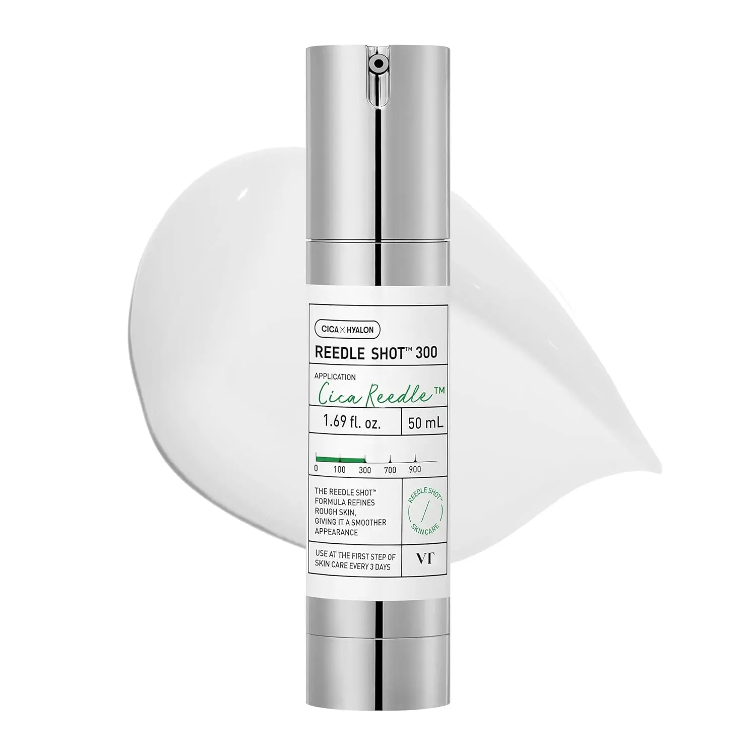 Reedle Shot 300, Advanced Nighttime Extravasation, Micro Particle Essence, Centella Asiatica, Hyaluronic Acid, Propolis, Soft Skin, Regeneration, Glass Skin, Booster 1.69 Fluid Ounce (50 ml) Serums acne clearing products pair acne cream pimplepatches