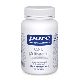 Pure Encapsulations O.N.E. Multivitamin - Once Daily Multivitamin with Antioxidant Complex Metafolin, CoQ10, and Lutein to Support Vision, Cognitive Function, and Cellular Health* - 60 Capsules