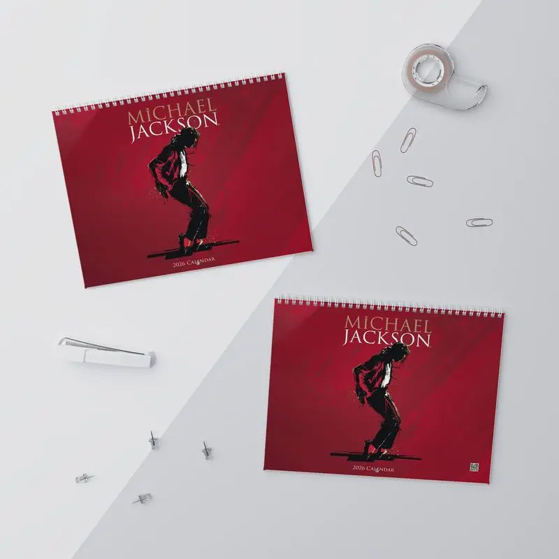 Michael Jackson 2026 Wall Calendar, MJ New Calendar, King Pop Calendar, MJ 2026 Calendar