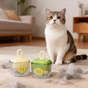 Pet Hair Brush Removal - 2-Pack Lint Rollers for Pet Hair, Washable Sticky Roller Reusable Lint Remover Portable Pet Hair Remover for Clothes Travel Household