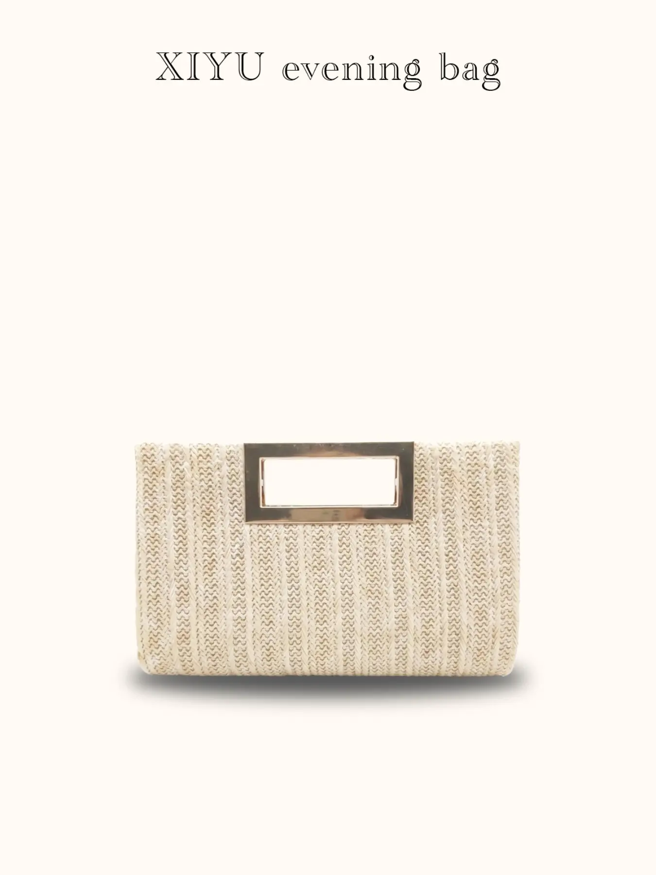Straw Clutch Bag for Women, Lightweight Breathable Summer Clutch, Elegant Clutch, Handle, Ideal for Beach, Vacation, Bridal Shower, Evening Clutch Bag, Evening Clutch Purse