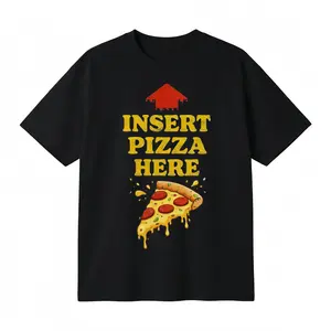HAGBDH Funny Graphic T-Shirt, Tee, Vintage Pepperoni Slice Shirt, Foodie Gift Unisex Casual Top