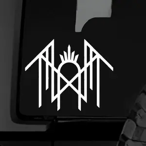 Sleep Token Symbol Car Window Decal Sticker Permanent Waterproof Vinyl