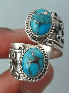 Vintage Boho Unique Open Ring for Woman Daily Vacation Music Festival Anniversary Gift Couple's Gift，Gift for Her