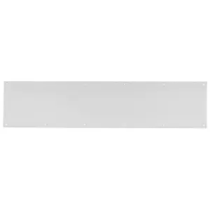 212 MAIN 6 x 24 in. Commercial Stainless Steel Kick Plate, Satin Finish, Easy Installation