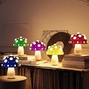 Mystic Glow: Rechargeable Mini Mushroom Night Light