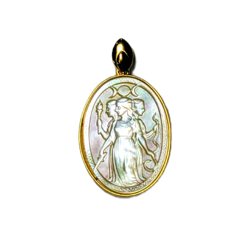 Hekate Yellow Mother of Pearl Golden