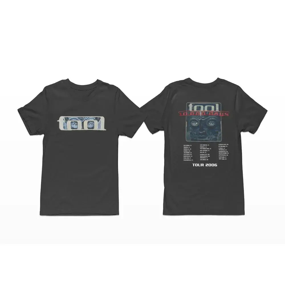 Tool Rock Band 10000 Days Tour 2006 Merch, 2 Sided, Vintage