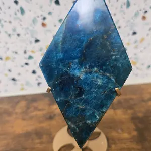 Blue Apatite Diamond