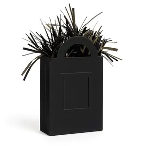Black Gift Bag Balloon Weight Centerpiece