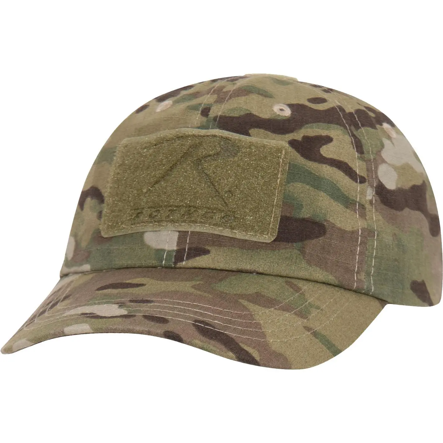 Unisex MultiCam Camo Tactical Operator Baseball Cap - 100% Cotton Rip-Stop, Adjustable, Durable, Unstructured, Cooling Airflow, Airflow Vents, Back Loop Field