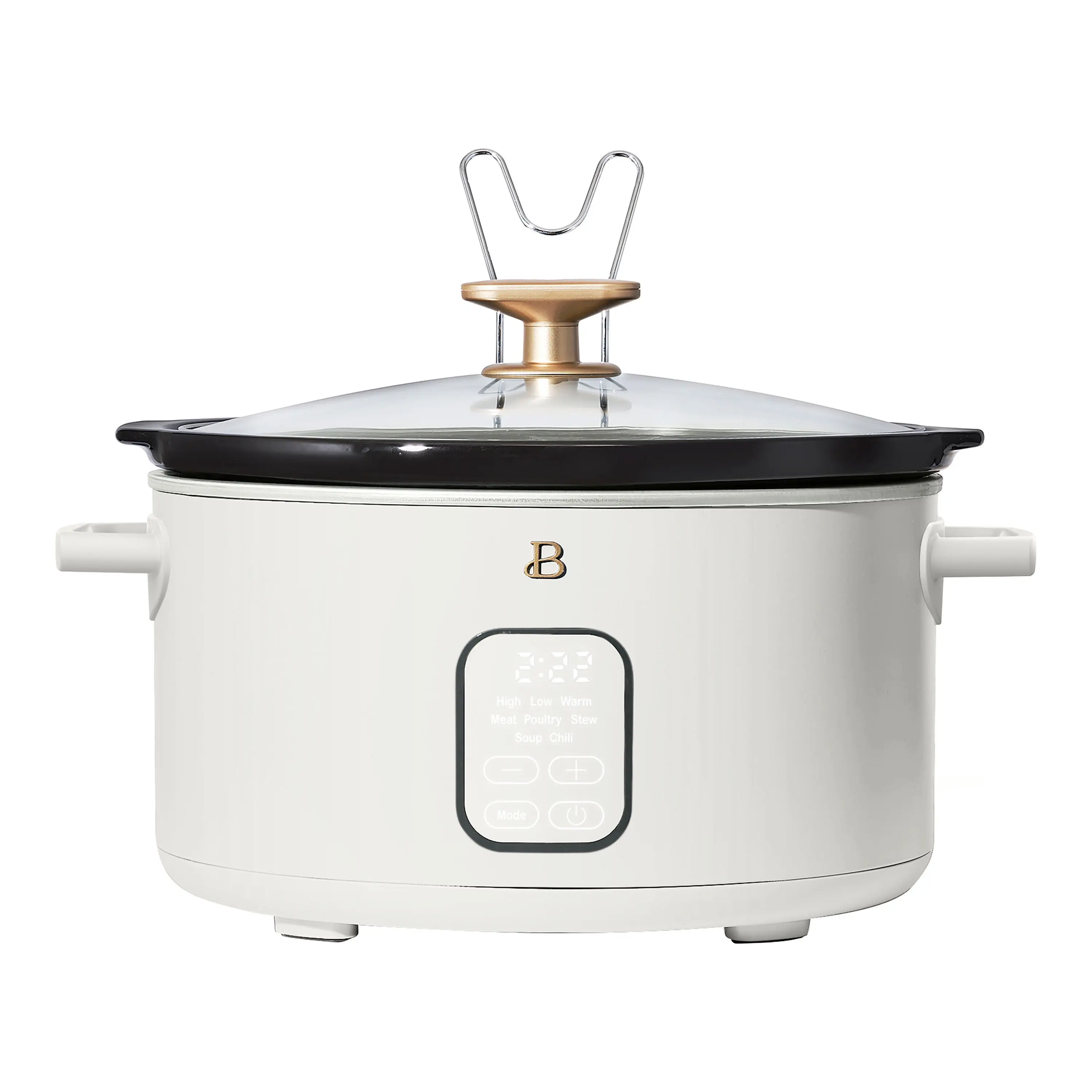 6 Qt Programmable Ceramic Slow Cooker, Kitchen Cookware for Home Meal Prep