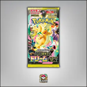 JPN Mega Dream EX Booster Pack - 1 Pokémon Booster Pack
